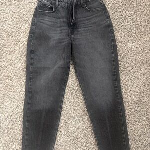Good American High Rise Gray Jeans